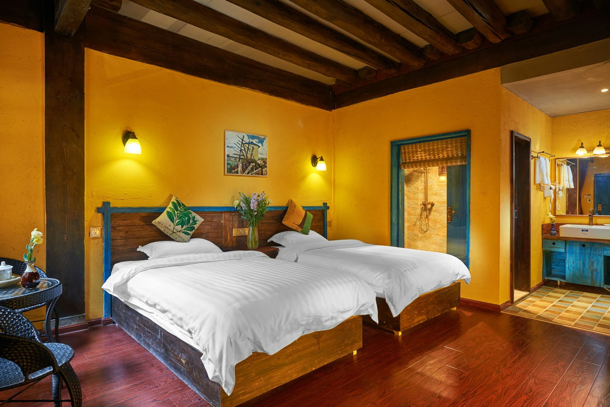Jiumi Snow Mountain Original Art Hotel شانغريلا المظهر الخارجي الصورة