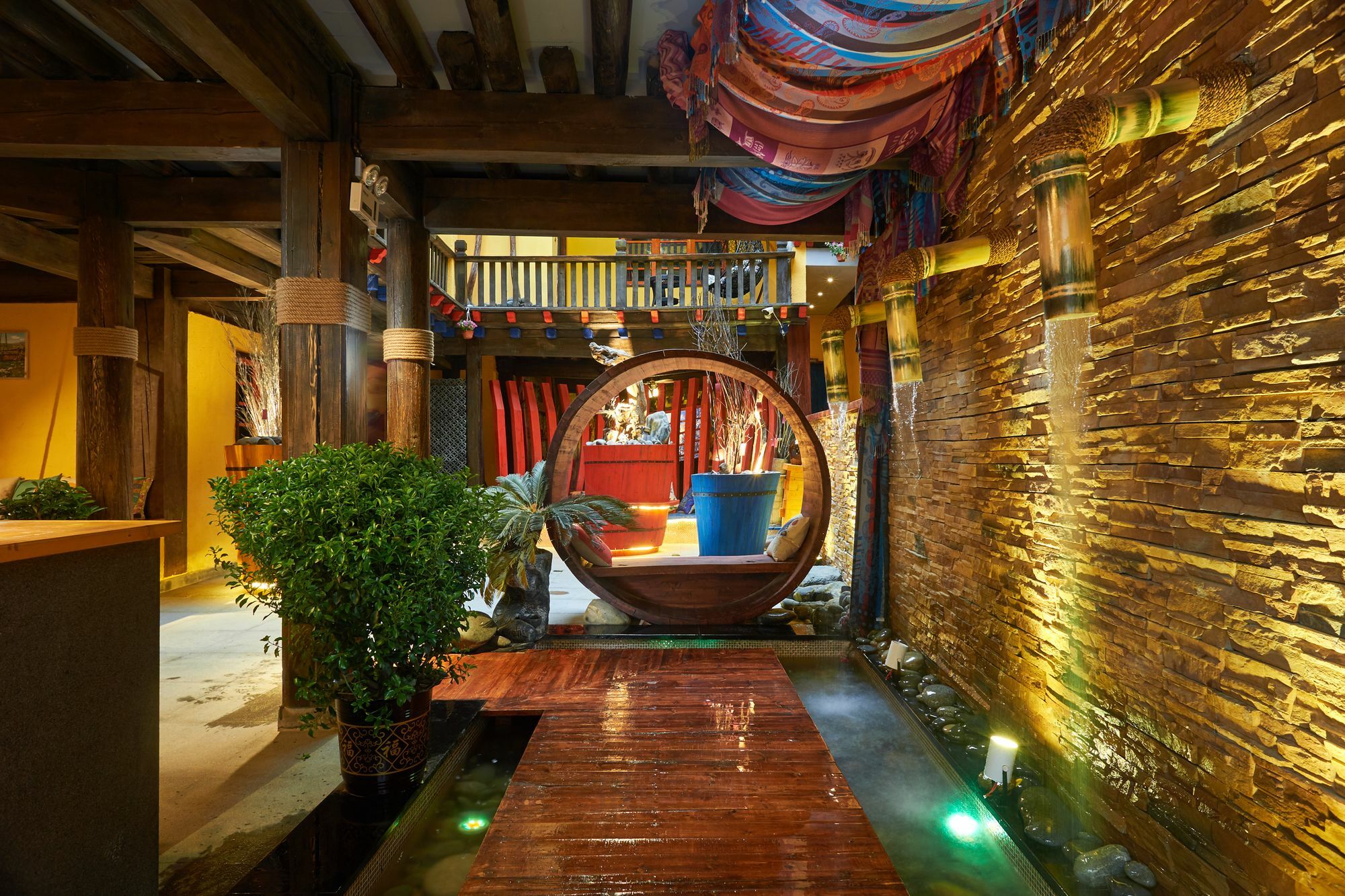 Jiumi Snow Mountain Original Art Hotel شانغريلا المظهر الخارجي الصورة